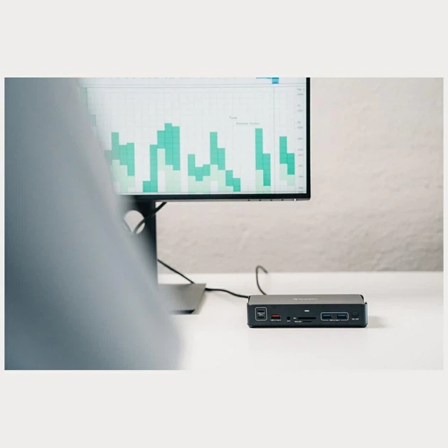 Док-станция Verbatim Pro 15в1 2xHDMI/1xRJ45/4xUSB-A/4xUSB-C/1xSD/1xmicroSD/1xAudio/1xDisplayPort Grey (32171) - изображение 4