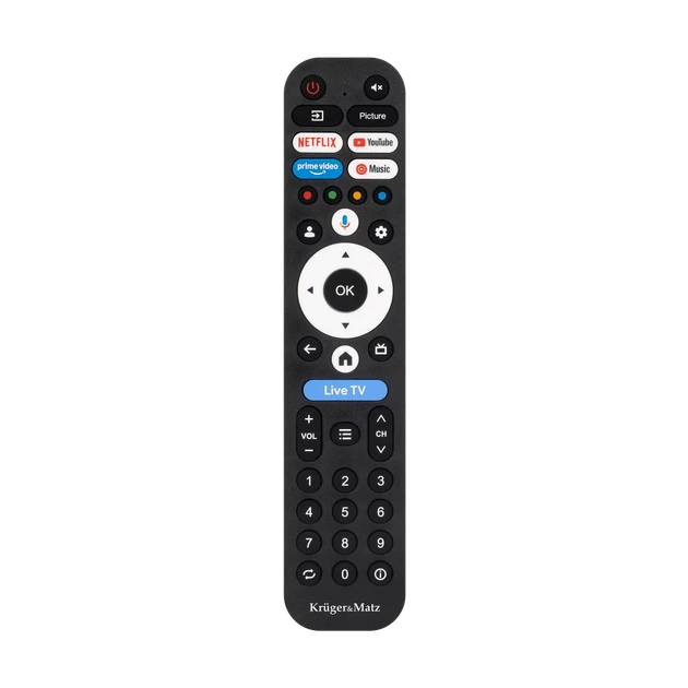 Телевизор Krüger&Matz 40" FHD Google TV 5.0 DVB-T2/S2/T/C H.265 HEVC (KM0240FHD-G2) - изображение 7