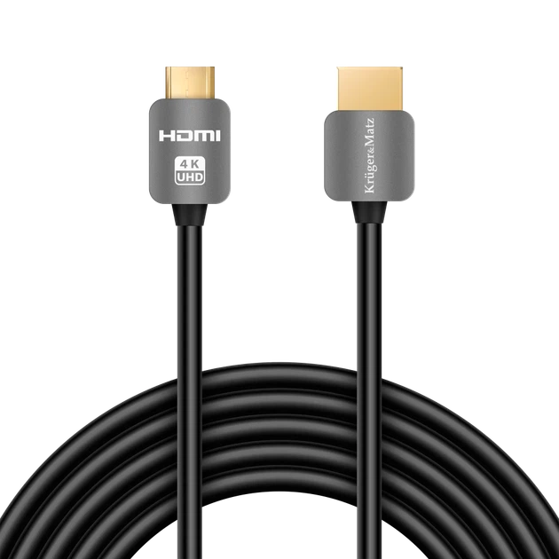 Кабель HDMI - mini HDMI (A-C) 1.8 м Krüger&Matz (KM0325) - Фото 2 Кабель HDMI - mini HDMI (A-C) 1.8 м Krüger&Matz (KM0325) - изображение 2
