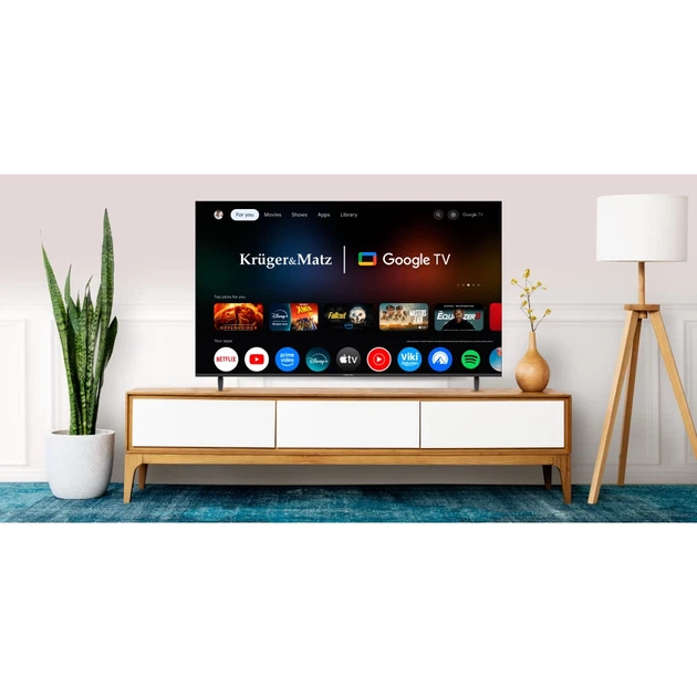 Телевизор Krüger&Matz 65" UHD Google TV 5.0 DVB-T2/T/C H.265 HEVC (KM0265UHD-G) - Фото 11 Телевизор Krüger&Matz 65" UHD Google TV 5.0 DVB-T2/T/C H.265 HEVC (KM0265UHD-G) - изображение 11