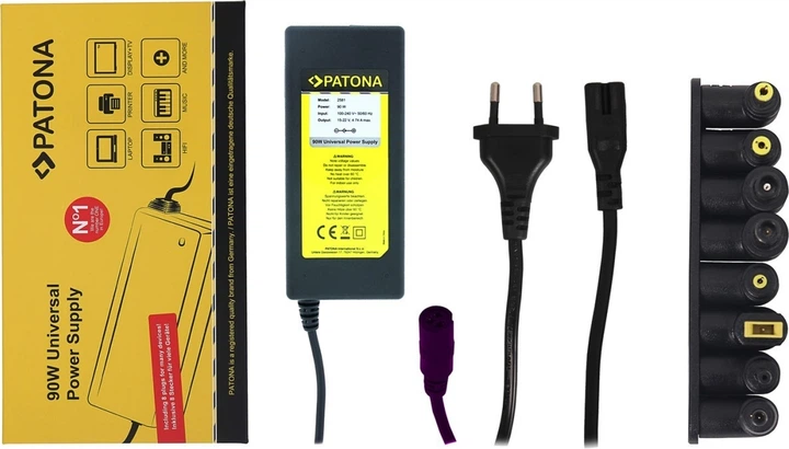 Zasilacz do laptopa PATONA 90W Universal (4055655218764) - obraz 7
