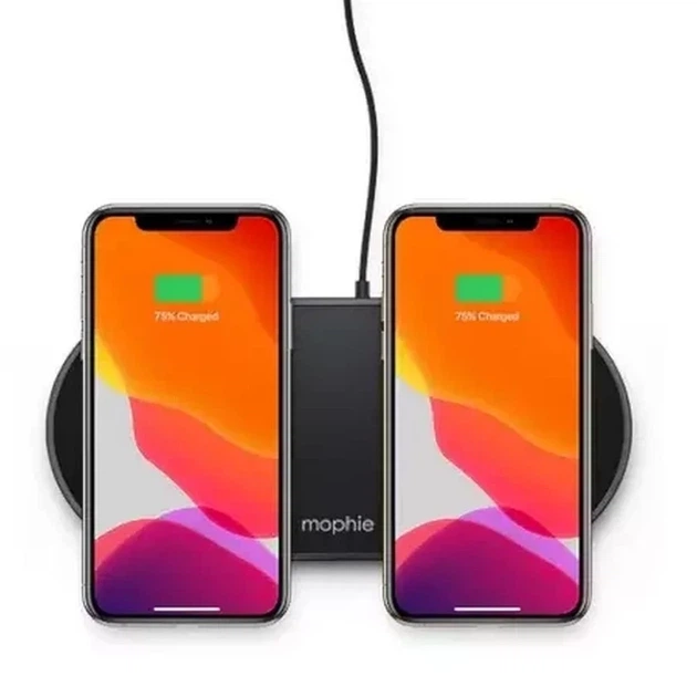 Беспроводное зарядное устройство Mophie Universal Wireless Dual 2x10W Black (848467099294) - изображение 4