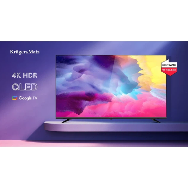 Телевизор Krüger&Matz 75" QLED UHD Smart DVB-T2/S2 H.265 (KM0275UHD-G2) - Фото 7 Телевизор Krüger&Matz 75" QLED UHD Smart DVB-T2/S2 H.265 (KM0275UHD-G2) - изображение 7