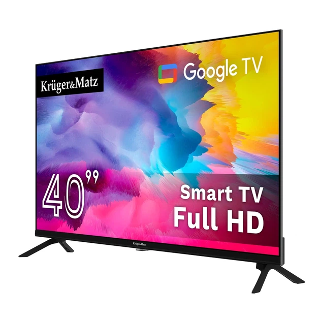 Телевизор Krüger&Matz 40" FHD Google TV 5.0 DVB-T2/S2/T/C H.265 HEVC (KM0240FHD-G2) - изображение 2