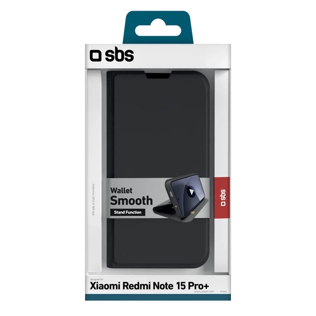 Чехол SBS Wallet Smooth для Xiaomi Redmi Note 15 Pro Plus Black (8018417539886) - Фото 2 Чехол SBS Wallet Smooth для Xiaomi Redmi Note 15 Pro Plus Black (8018417539886) - изображение 2