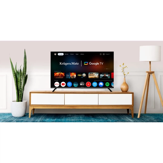 Телевизор Krüger&Matz 43" FHD Google TV DVB-T2/S2/T/C H.265 HEVC (KM0243FHD-G2) - изображение 12