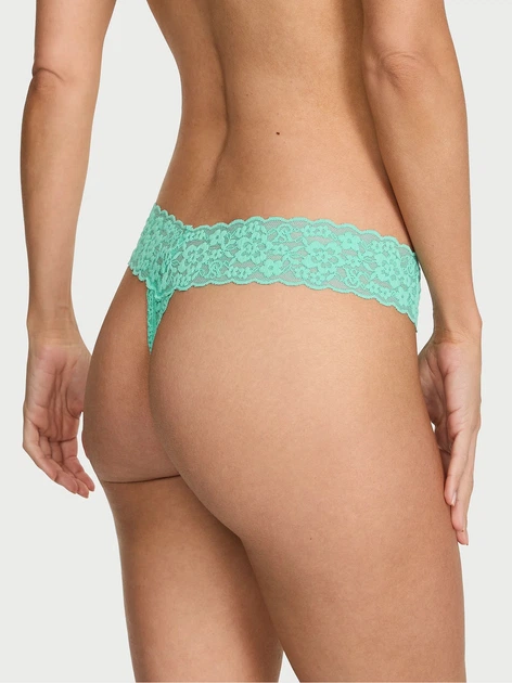 Трусики танга женские Victoria's Secret 408746188 2XL Бирюзовые (1162842848) - Фото 2 Трусики танга женские Victoria's Secret 408746188 2XL Бирюзовые (1162842848) - изображение 2