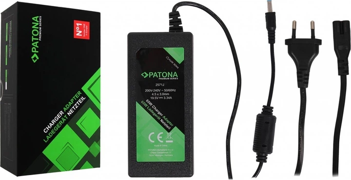 Zasilacz PATONA Premium 65W 19.5V 3.34A do laptopa Dell Inspiron 11 13 14 15 17 XPS 11 12 13 (4055655211536) - obraz 3