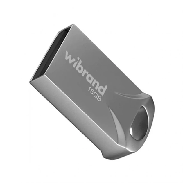 Флеш-память USB Wibrand Hawk 16 ГБ USB 2.0 с крышкой серебристая - Фото 1 Флеш-память USB Wibrand Hawk 16 ГБ USB 2.0 с крышкой серебристая - изображение 1
