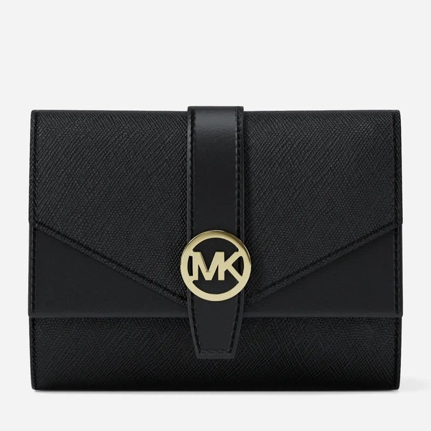 Гаманець жіночий з натуральної шкіри для карток Michael Kors 810629663 Чорний (1162869170) - Фото 1 Гаманець жіночий з натуральної шкіри для карток Michael Kors 810629663 Чорний (1162869170) - зображення 1