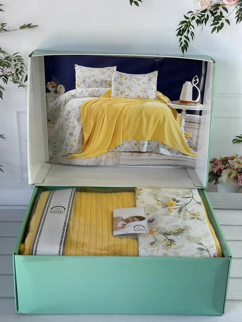 Sari літній набір із плед машинне в'язання. Romeo home Туреччина 5227935 - Фото 2 Sari літній набір із плед машинне в'язання. Romeo home Туреччина 5227935 - зображення 2