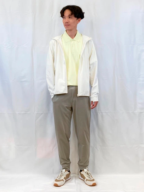 Поло длинное мужское Uniqlo 492675121 L Желтое (1162809065) - изображение 7
