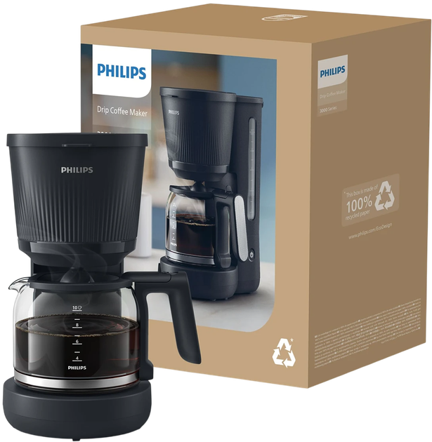 Ekspres do kawy przelewowy Philips Series 3000 HD7435/20 - obraz 2