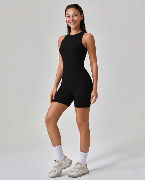 Женский компрессионный комбинезон Nordvik Sculpt-X Pro Черный M - изображение 3