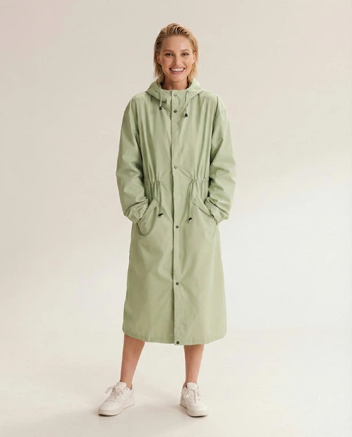 Женский плащ тренч Nordvik Lady Trench Зеленый S-M - изображение 2