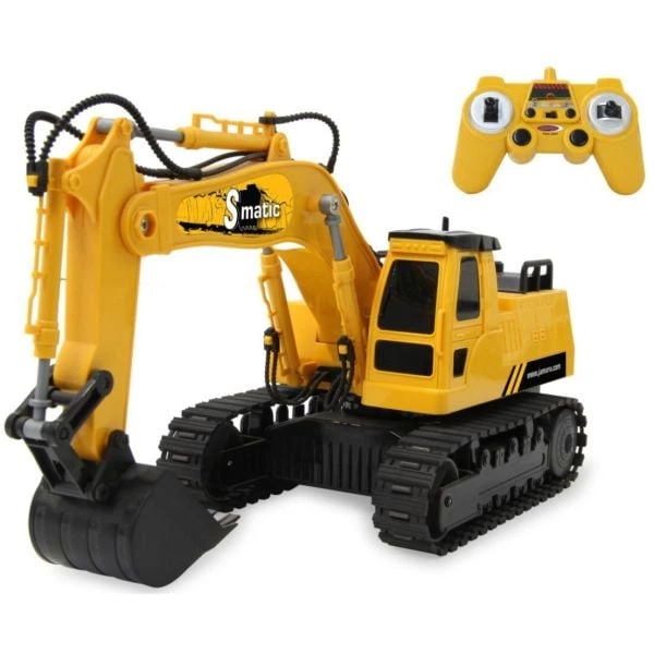 Екскаватор на радіокеруванні S-Matic 2,4GHz, жовтий Jamara 406310 - Фото 1 Екскаватор на радіокеруванні S-Matic 2,4GHz, жовтий Jamara 406310 - изображение 1