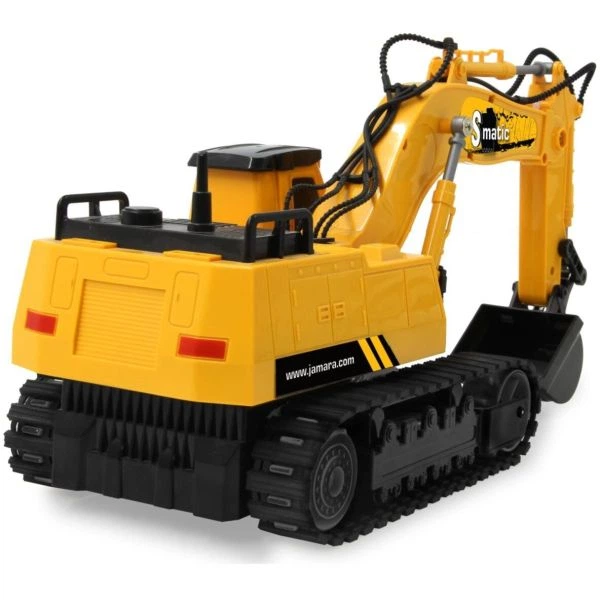 Екскаватор на радіокеруванні S-Matic 2,4GHz, жовтий Jamara 406310 - Фото 4 Екскаватор на радіокеруванні S-Matic 2,4GHz, жовтий Jamara 406310 - изображение 4