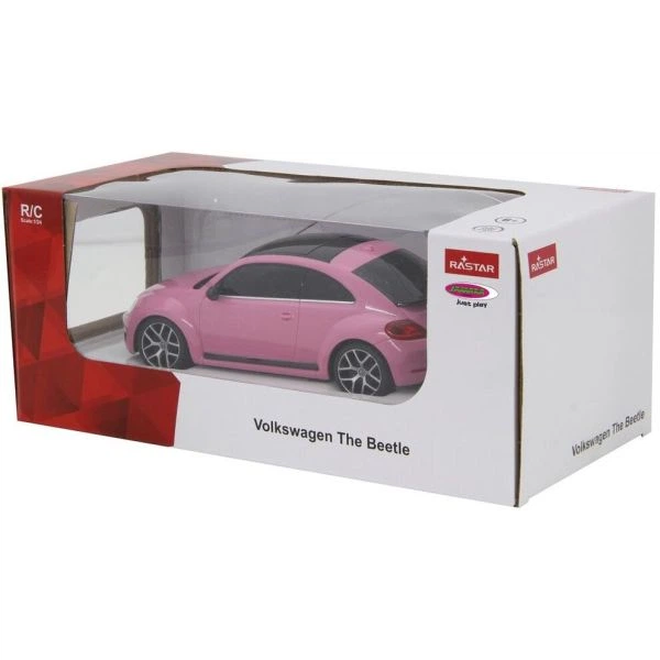 Автомобіль на радіокеруванні VW Beetle 1:24 Рожевий 2,4 ГГц Rastar Jamara 405160 - Фото 2 Автомобіль на радіокеруванні VW Beetle 1:24 Рожевий 2,4 ГГц Rastar Jamara 405160 - зображення 2