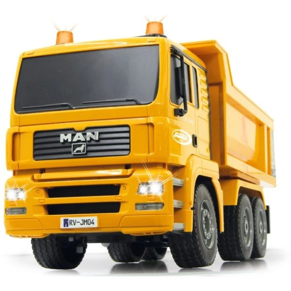 Самоскид на радіокеруванні MAN 1:20 2,4GHz, жовтий Jamara 405002 - Фото 4 Самоскид на радіокеруванні MAN 1:20 2,4GHz, жовтий Jamara 405002 - изображение 4