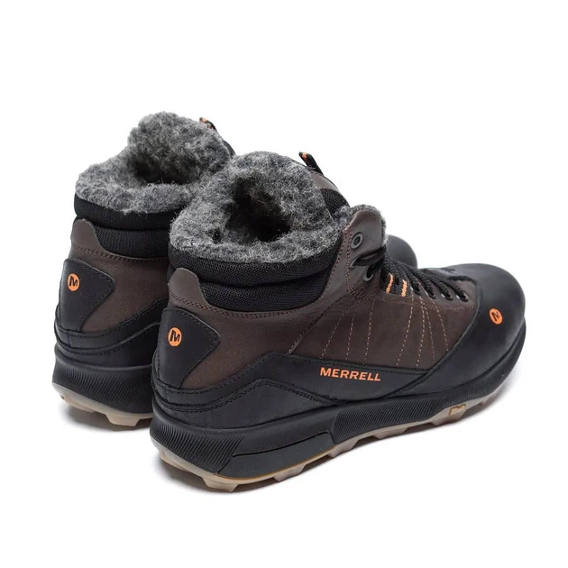 Зимові шкіряні кросівки, спортивні черевики Merrell Intercept Brown 42 - зображення 8
