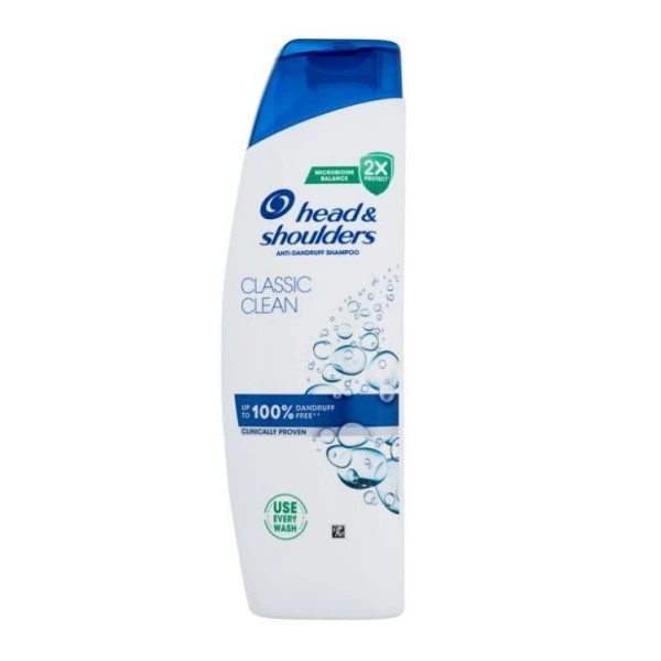Шампунь проти Лупи Head&Shoulders Anti-Dandruff Shampoo Classic Clean Microbiome Хедн Шолдерс Нормальне волосся Класичний 400мл - Фото 1 Шампунь проти Лупи Head&Shoulders Anti-Dandruff Shampoo Classic Clean Microbiome Хедн Шолдерс Нормальне волосся Класичний 400мл - изображение 1