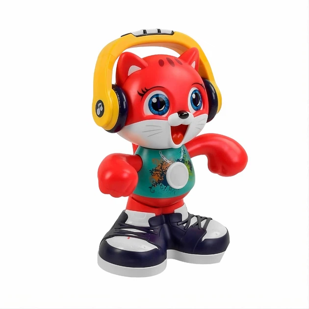 Интерактивная игрушка Hola Ju-E 721 — музыкальный котик, поет, танцует и записывает голос - Фото 3 Интерактивная игрушка Hola Ju-E 721 — музыкальный котик, поет, танцует и записывает голос - изображение 3