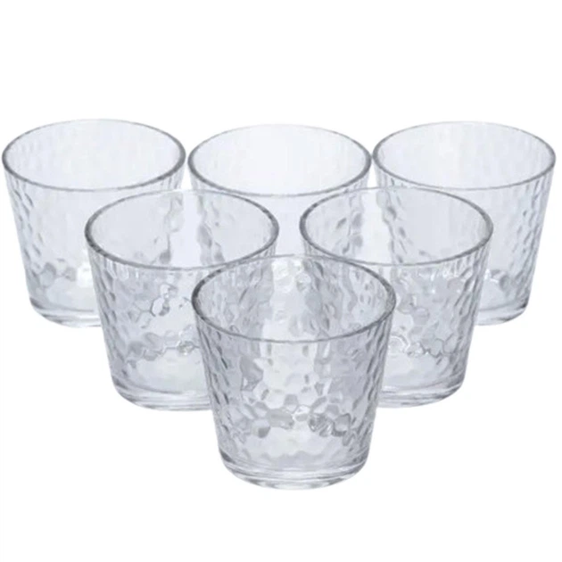 Набір стаканів Textured Tumbler 140 мл 6 штук (HP-17-17) - Фото 1 Набір стаканів Textured Tumbler 140 мл 6 штук (HP-17-17) - изображение 1