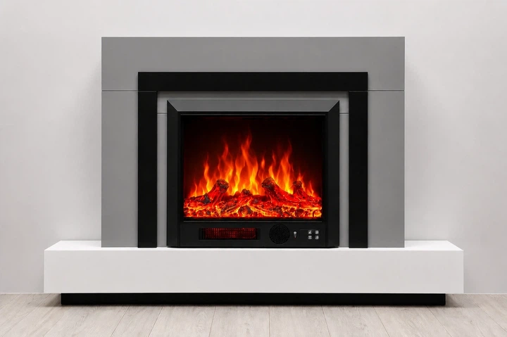 Электрический камин Fireplace Craftsman Tokado Gray 1500 Вт с порталом, звук потрескивания дров (10080121) - изображение 4