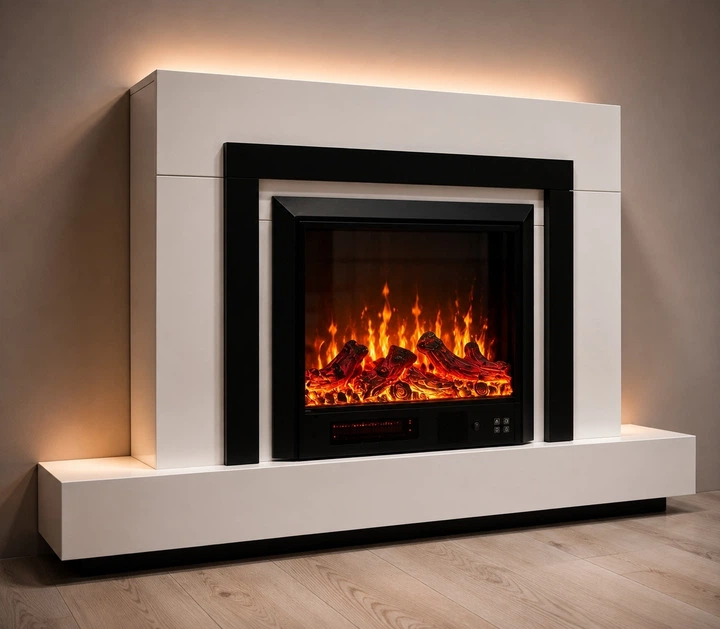 Электрический камин Fireplace Craftsman Tokado White 1500 Вт с порталом, звук потрескивания дров (10080122) - Фото 6 Электрический камин Fireplace Craftsman Tokado White 1500 Вт с порталом, звук потрескивания дров (10080122) - изображение 6