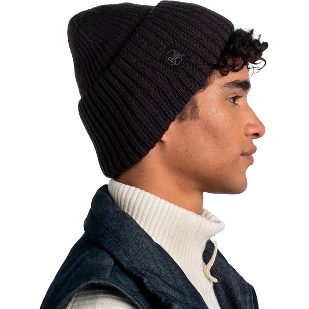 Шапка Buff Knitted Hat Rutger Graphite - Фото 3 Шапка Buff Knitted Hat Rutger Graphite - изображение 3