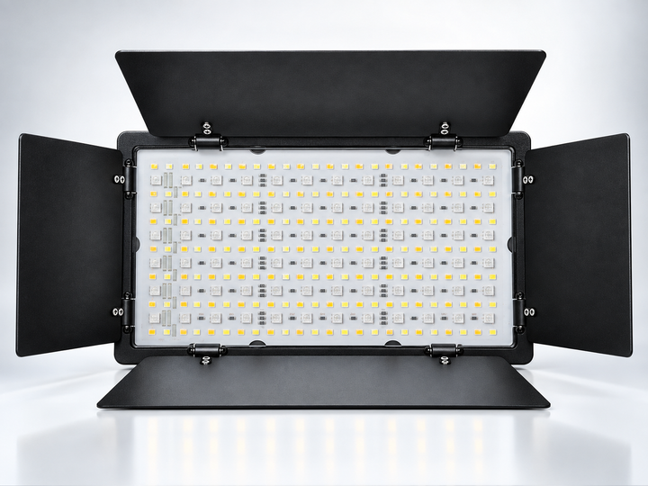 LED-лампа VP600 RGB 24W + RGB 15W, 2700–6500K, 42 ефекти, 2×NP-F750 — відеосвітло для фото та відео - Фото 2 LED-лампа VP600 RGB 24W + RGB 15W, 2700–6500K, 42 ефекти, 2×NP-F750 — відеосвітло для фото та відео - зображення 2