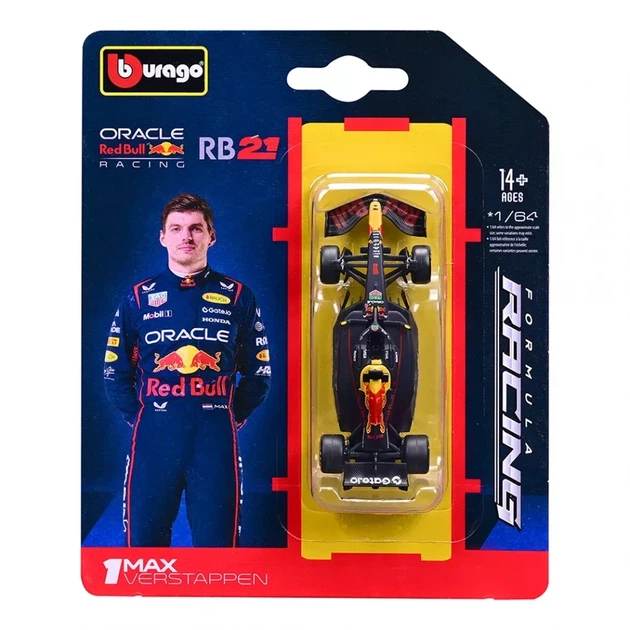Коллекционная модель Bburago Red Bull Racing RB21 2025 Формула-1 масштаб 1:64 18-58003 - изображение 6