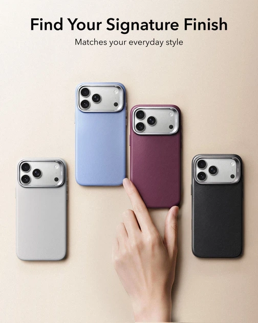 Чохол ESR Atelier Magnetic до iPhone 17 Pro/18 Pro Deep Burgundy (1A91500302) - зображення 9