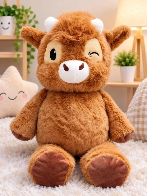 Игрушка «Бегающий телёнок» 45 см, коричневая - изображение 3