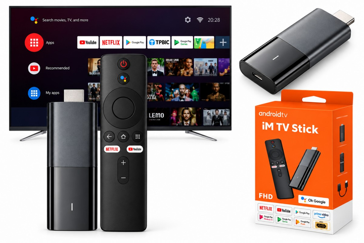Андроид приставка для телевизора Android 14 ОЗУ 2 ГБ ПЗУ 16 ГБ Wi-Fi 2.4/5 ГГц HDMI-стык черный - Фото 4 Андроид приставка для телевизора Android 14 ОЗУ 2 ГБ ПЗУ 16 ГБ Wi-Fi 2.4/5 ГГц HDMI-стык черный - изображение 4