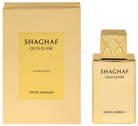 Мініатюра Парфумована вода унісекс Swiss Arabian Shaghaf Oud Elixir 25 мл (6295124050701) - Фото 2 Мініатюра Парфумована вода унісекс Swiss Arabian Shaghaf Oud Elixir 25 мл (6295124050701) - зображення 2
