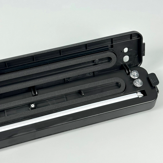 Вакууматор для упаковки продуктов с индикатором от сети 10 пакетов Vacuum Sealer YQ-688 черный - изображение 7