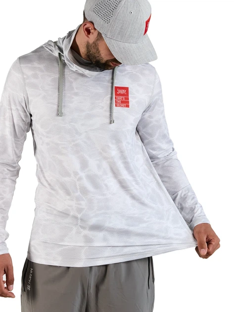 Джемпер с капюшоном Lucky John Sun Pro Hoodie Gray быстросохнущий 04 р. XL - изображение 6