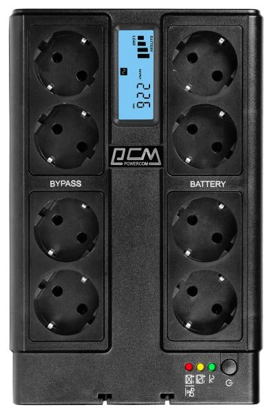 ДБЖ Powercom CUB-850N LCD - Фото 2 ДБЖ Powercom CUB-850N LCD - изображение 2