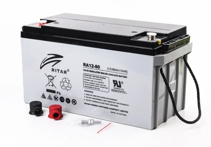 Комплект ДБЖ Powercom для котла із чистою синусоїдою (inf-800)+ АКБ Ritar RA12V80AH - зображення 4