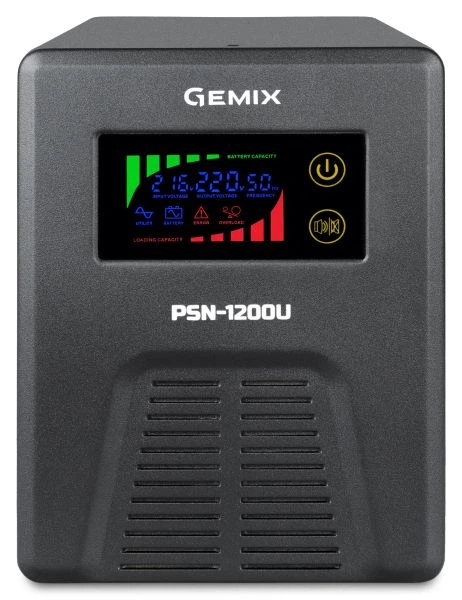 ДБЖ Gemix для котла із чистою синусоїдою (psn-1200u) - зображення 2