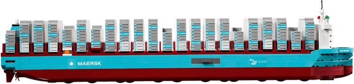 Конструктор LEGO Контейнеровоз Maersk с двухтопливным двигателем 1516 деталей (40955) - Фото 3 Конструктор LEGO Контейнеровоз Maersk с двухтопливным двигателем 1516 деталей (40955) - изображение 3