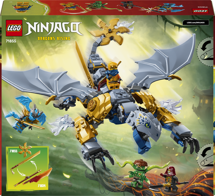 Конструктор LEGO Ninjago Битва дракона Рию 347 элемента (71855) - изображение 10