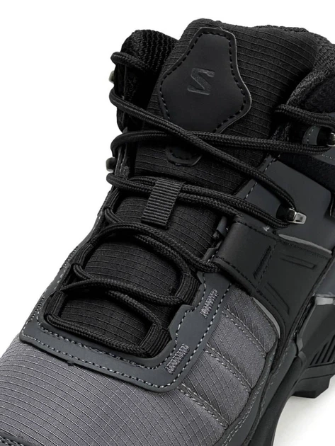 Чоловічі кросівки Salomon X Ultra 4 Mid Fur Grey Black 41 - изображение 6