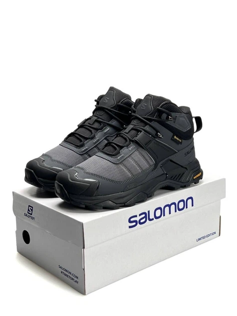 Чоловічі кросівки Salomon X Ultra 4 Mid Fur Grey Black 41 - изображение 8