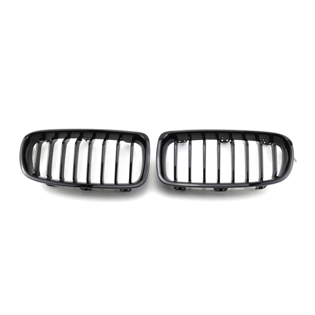 Ніздрі решітки радіатора переднього бампера BMW 3 series F30/F35/F31 2011-2019 Black 1BAR - Фото 4 Ніздрі решітки радіатора переднього бампера BMW 3 series F30/F35/F31 2011-2019 Black 1BAR - зображення 4