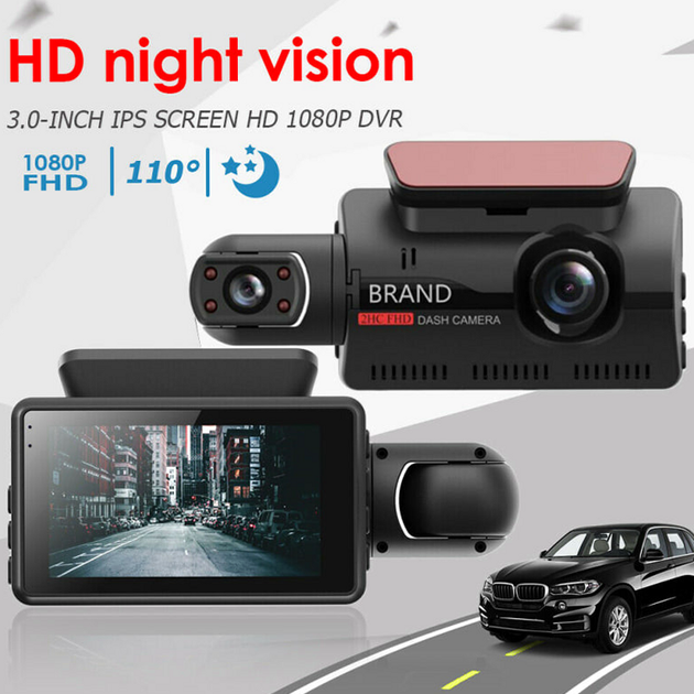Видеорегистратор Full HD 3inch WiFi Dual Lens A68 Черный - изображение 10