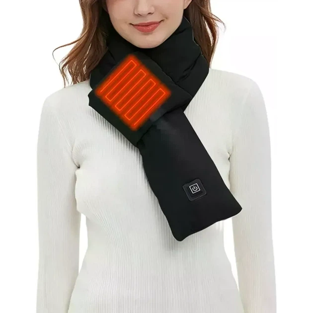 Шарф з підігрівом Intelligent Heating Scarf — USB 5V, 3 режими - Фото 3 Шарф з підігрівом Intelligent Heating Scarf — USB 5V, 3 режими - изображение 3