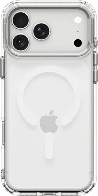 Чохол для смартфона Apple iPhone 17 Pro/18 Pro Spigen Ultra Hybrid Optik S MagSafe Transparent Silver (ACS11921) - зображення 3