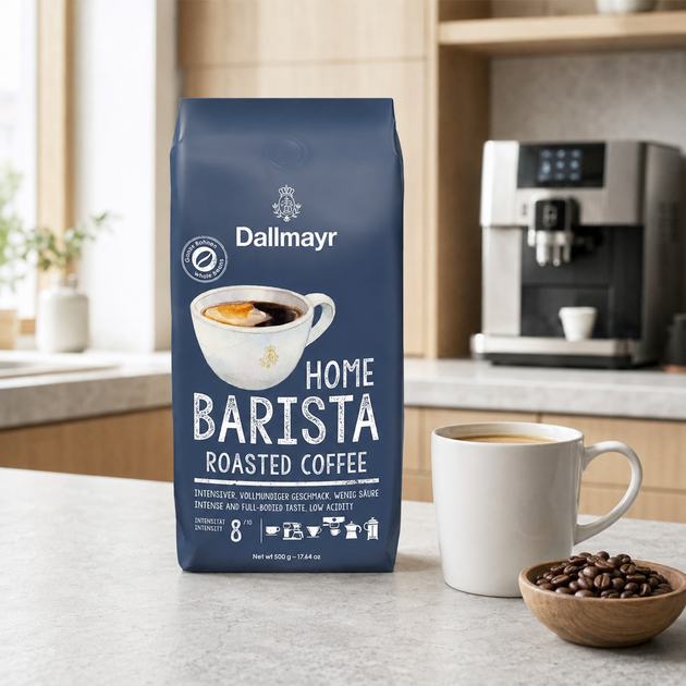 Кава в зернах Dallmayr Home Barista Roasted 500 гр - зображення 3
